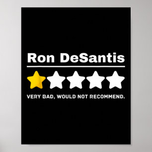 Anti-gop Ron Desantis Politische Humor Witzig  Poster