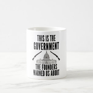 Anti-Government-Patriotische Amerikaner Kaffeetasse