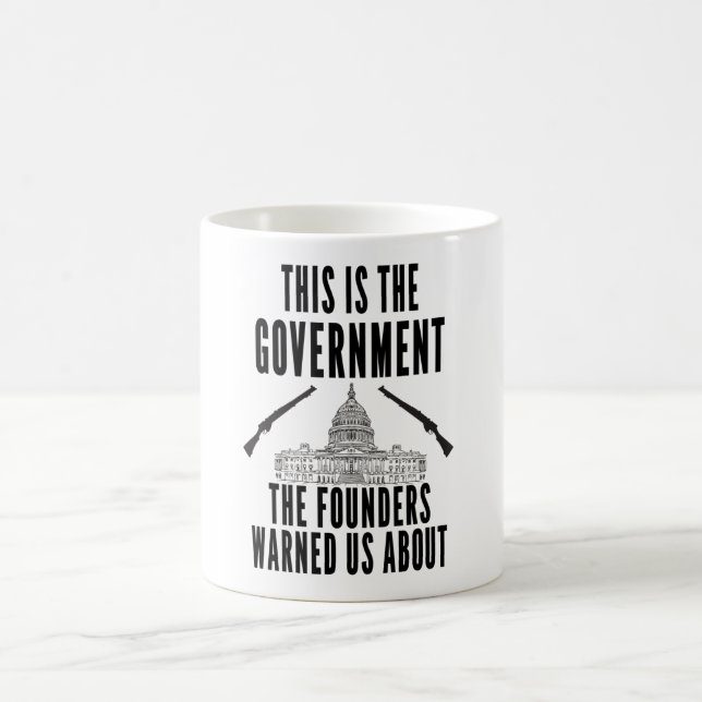 Anti-Government-Patriotische Amerikaner Kaffeetasse (Mittel)