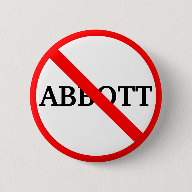 Anti Governor Greg     AbbottButton Button (Vorderseite)