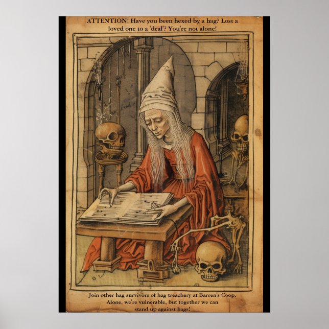 Anti-Hag Support Group - BG3 FanArt Poster (Vorne)