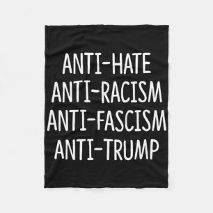 Anti Hass - Anti Rassismus - Anti Faschismus - Ant Fleecedecke