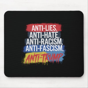 Anti Hass Lügen Rassismus Faschismus Widerstehen P Mousepad