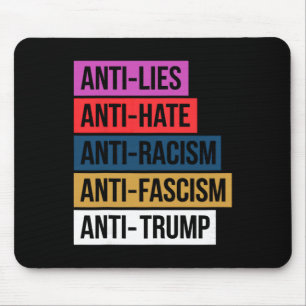 Anti Hass Lügen Rassismus Faschismus Widerstehen P Mousepad