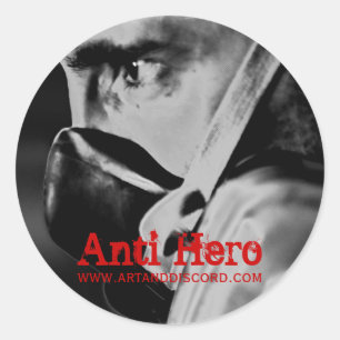 Anti-Held Respirator-Aufkleber Runder Aufkleber