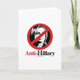 Anti-Hillary Symbol Karte