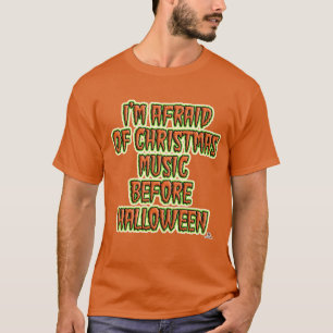 Anti Holiday Music Vor Halloween T-Shirt