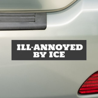 anti-ICE humor Autoaufkleber