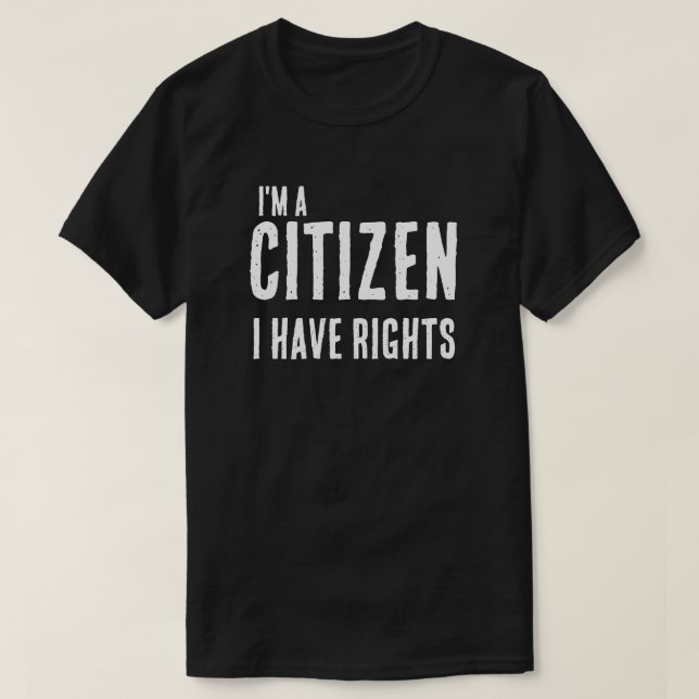 Anti-ICE Ich bin Bürger T-Shirt (Design vorne)