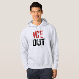 Anti ICE Out Political Activism Protest Hoodie