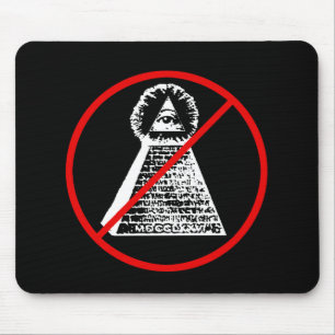 Anti-Illuminati neue Weltordnung NWO Mousepad