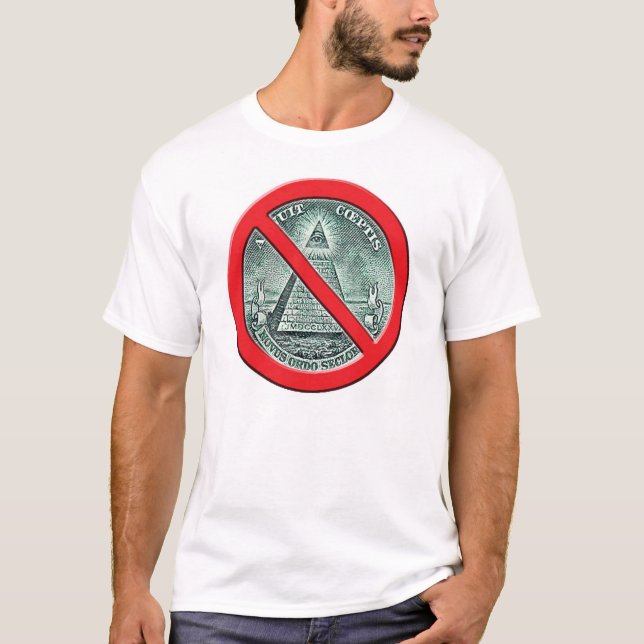 Anti - Illuminati T-Shirt (Vorderseite)