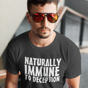 ANTI-IMPFSTOFF "IMMUN GEGEN ÜBERTRITTE" T-SHIRTS