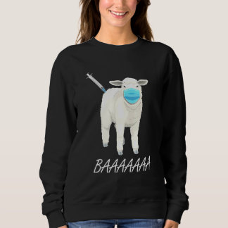 Anti-Impfstoff-Maske für Schafe oder Schafe Sweatshirt