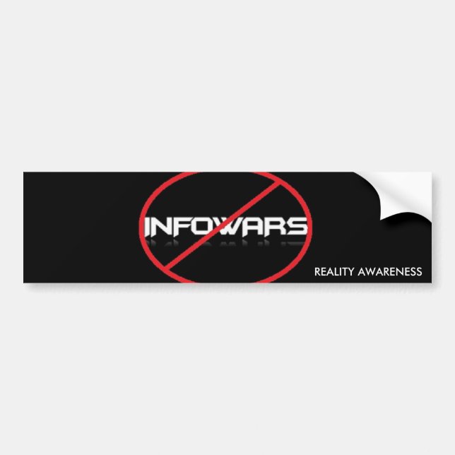 Anti-Infowars Autoaufkleber (Vorne)