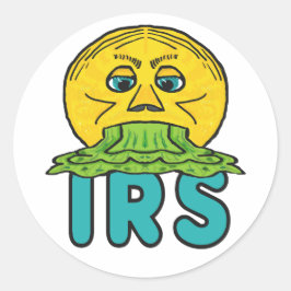 Anti-IRS Runder Aufkleber