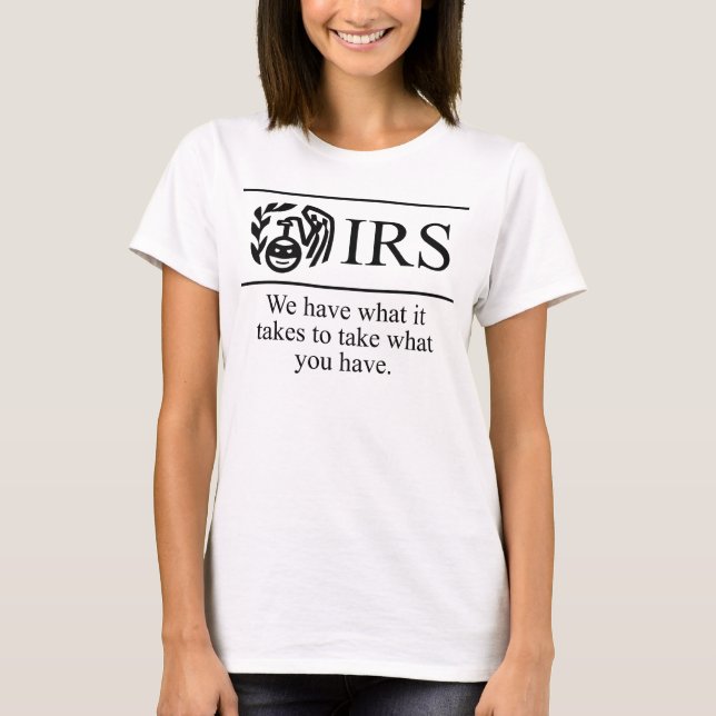 Anti-IRS-Shirt T-Shirt (Vorderseite)