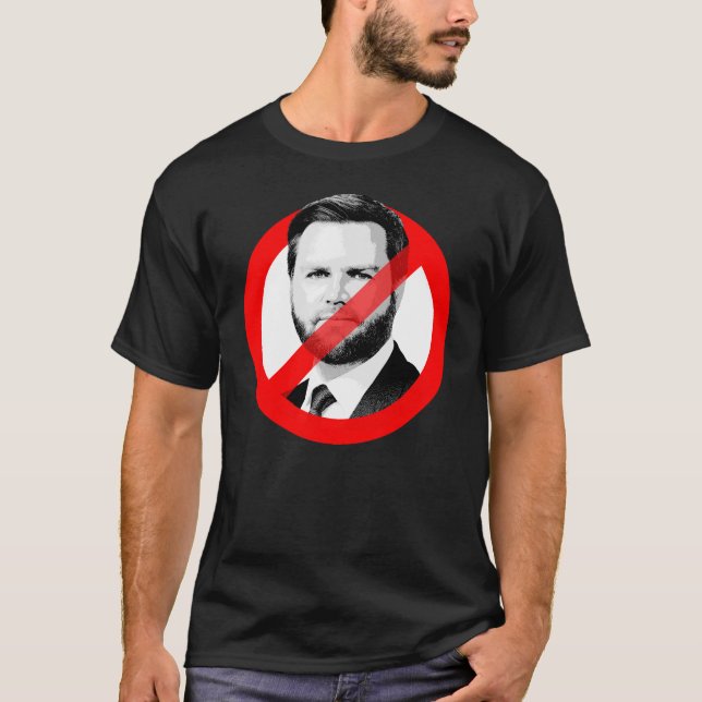 Anti JD Vance T-Shirt (Vorderseite)