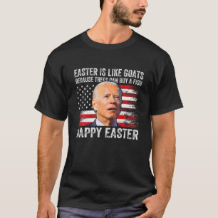 Anti Joe Biden Happy Oster 4. Juli T-Shirt