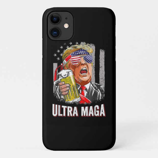 Anti Joe Biden Ultra Maga Case-Mate iPhone Hülle (Rückseite)