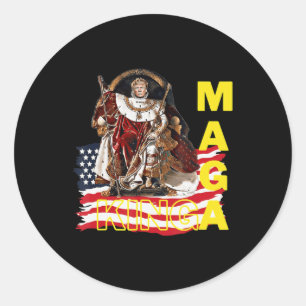 Anti Joe Biden Ultra Maga die Rückkehr der großen Runder Aufkleber