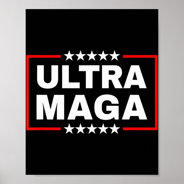 Anti Joe Biden Ultra Maga Poster (Vorne)