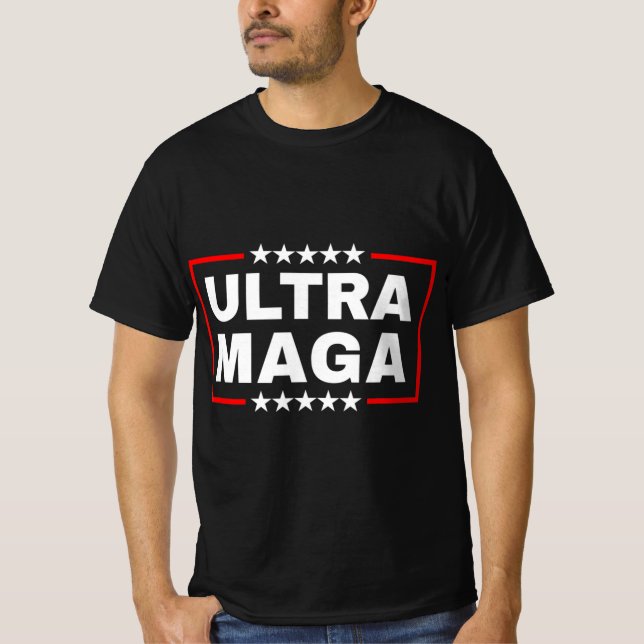 Anti Joe Biden Ultra Maga T-Shirt (Vorderseite)