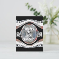 Anti-Joe Biden Zitat, ich identifiziere mich als n