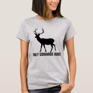 ANTI-JUNTING-T - Shirt, NUR COWARDS HUNT T-Shirt
