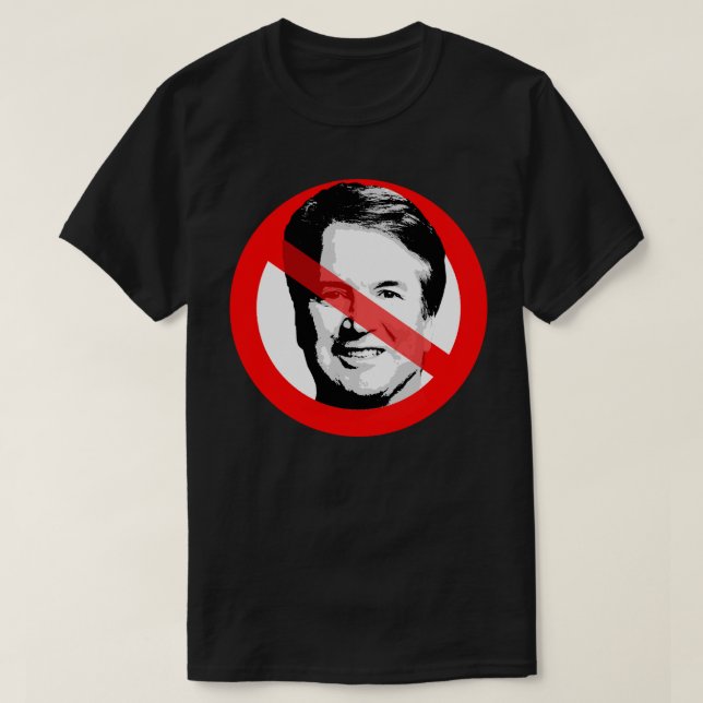 Anti-Justice Brett Kavanaugh überquerte das Gesich T-Shirt (Design vorne)