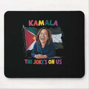 Anti Kamala Harris Palestine Flag Mousepad