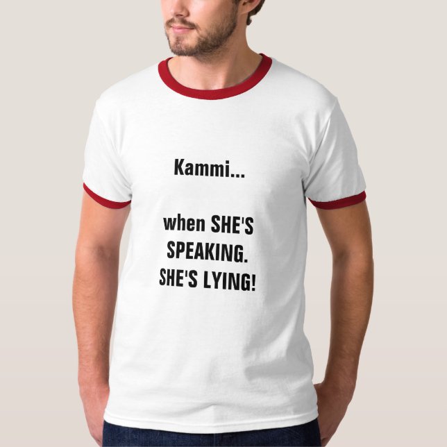 Anti-Kamala Harris T-Shirt (Vorderseite)