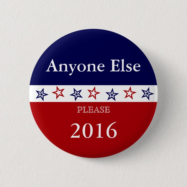 Anti-Kampagne Knopf Button (Vorderseite)