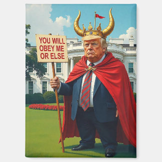 Anti-King Trump Magnet