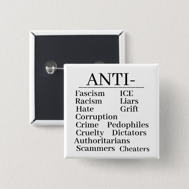 Anti-Knopf Button (Vorne & Hinten)
