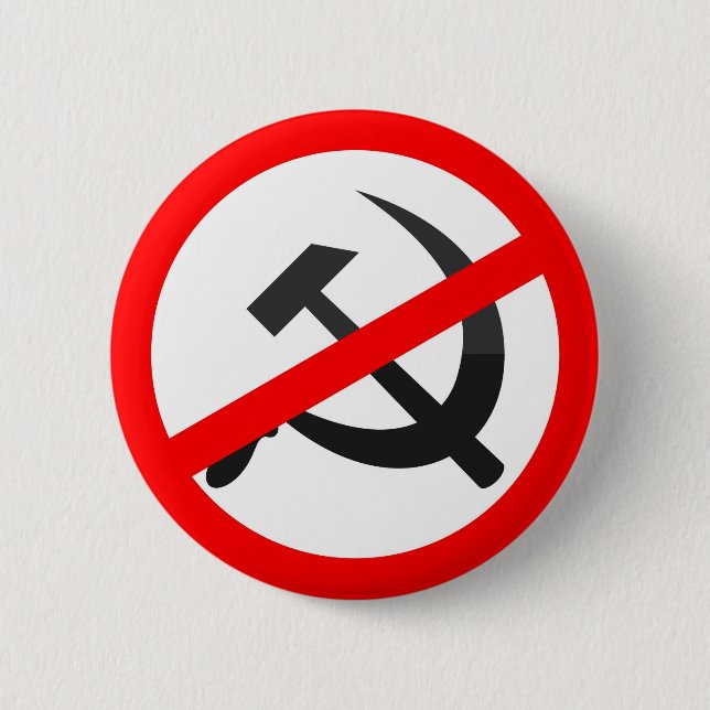Anti-Kommunismus Button (Vorderseite)