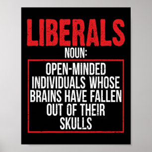 Anti-Liberaler Pro-Republikanischer Rechter Wählt Poster