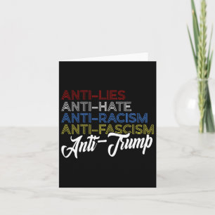 Anti Lies Anti Hate Anti Rassismus Antifaschismus  Karte