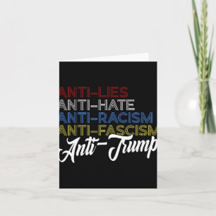 Anti Lies Anti Hate Anti Rassismus Antifaschismus  Karte