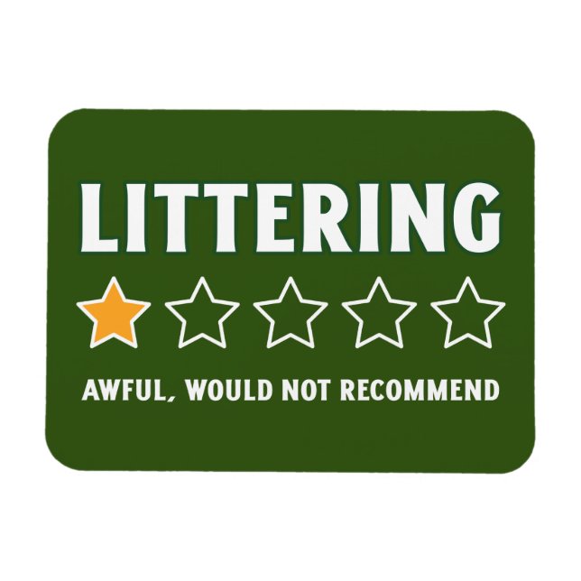 Anti Little Earth Day Magnet (Horizontal)
