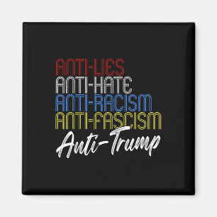 Anti-Lügen Anti-Hass Anti-Rassismus Anti-Faschismu Magnet