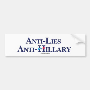 Anti-Lügen Anti-Hillary - Anti-Hillary - .png Autoaufkleber