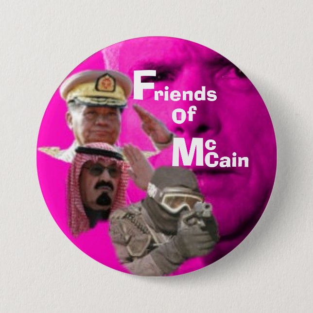 Anti-McCain Knopf… Button (Vorderseite)
