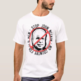 Anti-McCain Kreis T-Shirt