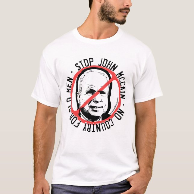 Anti-McCain Kreis T-Shirt (Vorderseite)