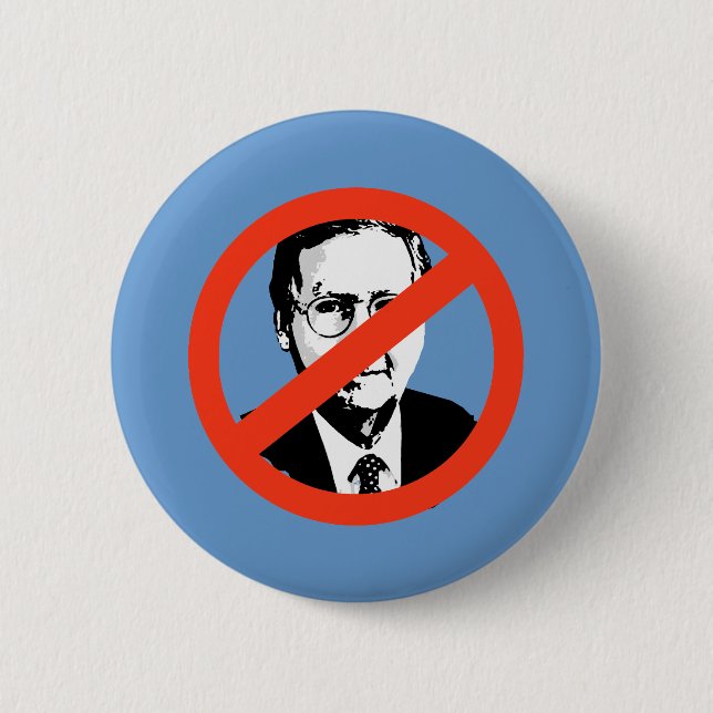 ANTI-MCCONNELL - Anti-Mitch Mcconnell Button (Vorderseite)