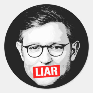 Anti-Mike Johnson Liar Aufkleber