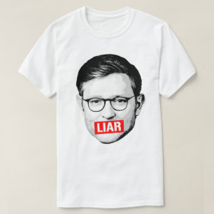 Anti-Mike Johnson Liar Aufkleber T-Shirt