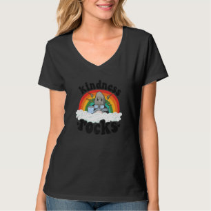 Anti-Mobbing-Regenbogen-Retro-Musiklehrer-Freundli T-Shirt