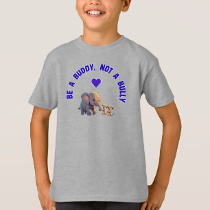 Anti-Mobbing "Sei ein Buddy, kein Bully" T-Shirt